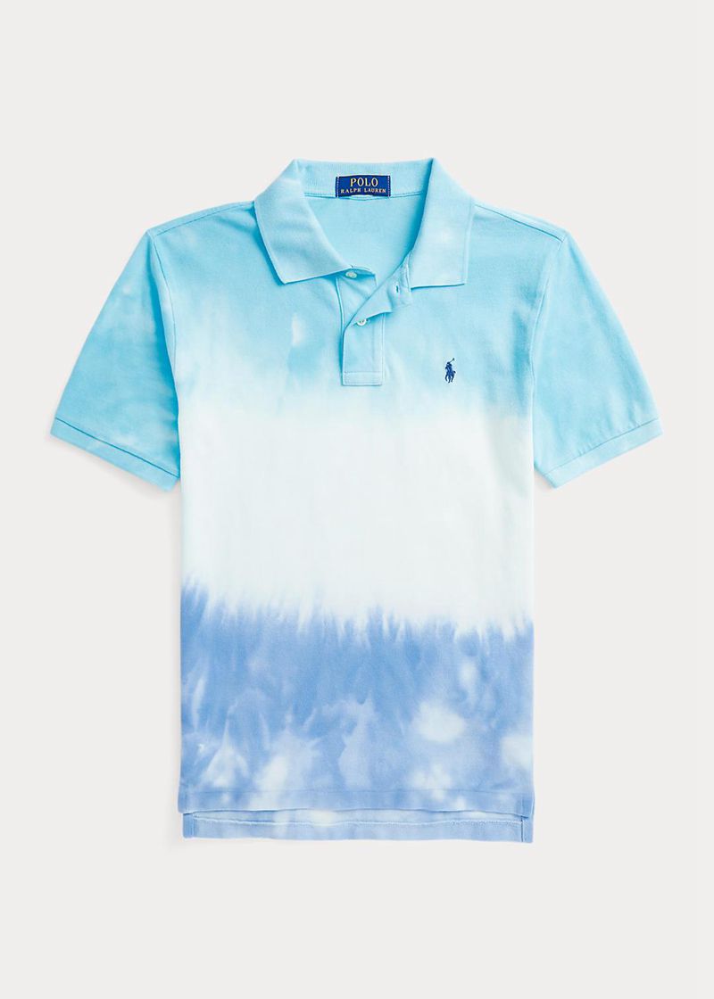 Polowka Ralph Lauren Chłopięce Kolorowe 6-14 Lata Tie-Dye Cotton Mesh 534709-EHZ